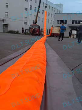 DLT a mené à bien la production d'une élingue ronde de 800 tonnes × 100 mètres pour un projet de levage lourd.